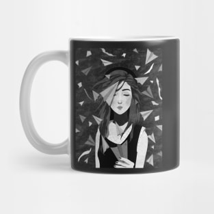 Paper airplanes - B&W Mug